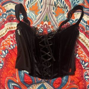 Victoria’s Secret Dream Angels velvet corset top